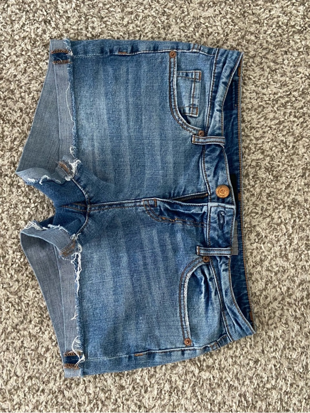 Aeropostale Blue Denim Cutoff Shorts